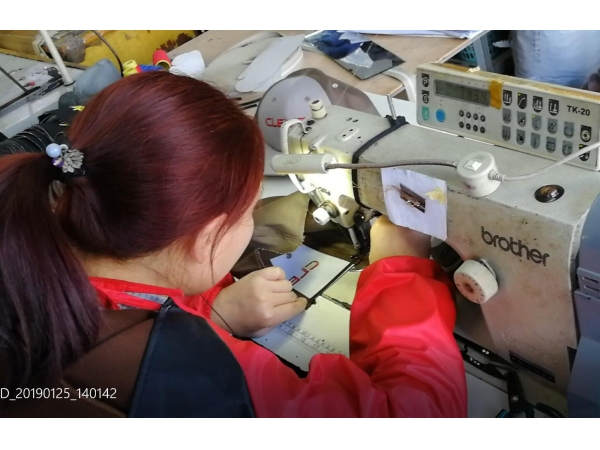 caps sweatband sewing