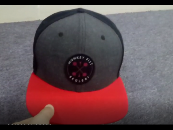 video26 woven patch snapback cap