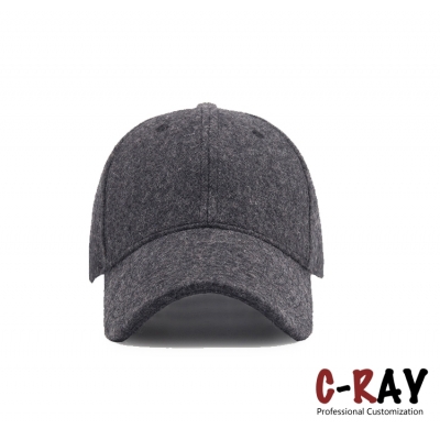 Melt baseball cap wool cap high quality 6 panels baseball cap