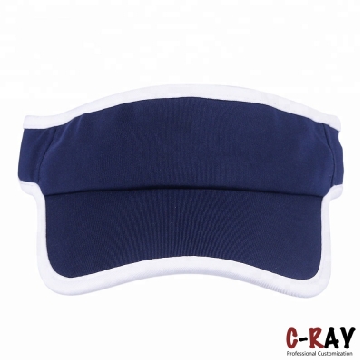 Universal custom embroidery men‘s short sports visor/sun visors cap