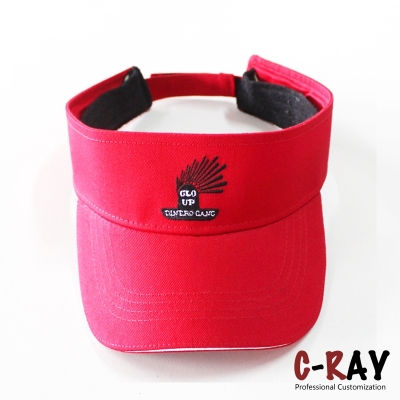 embroidery logo sun visors