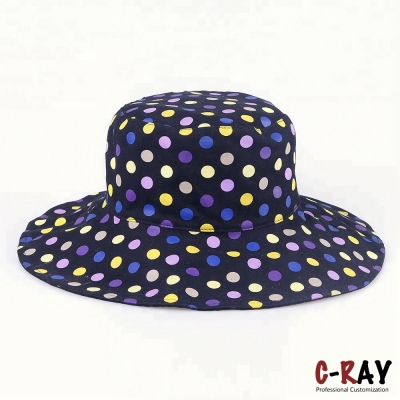 custom high quality print pattern cheap man bucket hat/ finsherman bucket hats