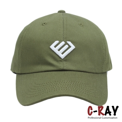 Custom Cotton fashion dad hat cap 6 Panel plant unstructured men hats