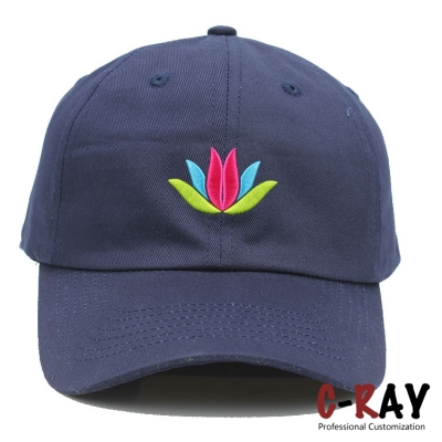 Navy Blue Custom Dad Hat Baseball Cap